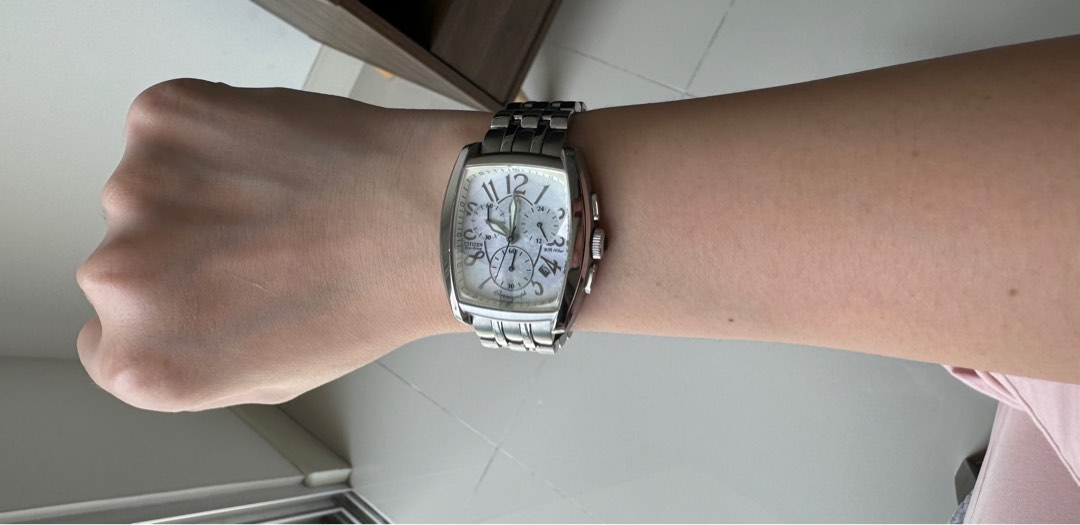 Vintage Citizen Cross Sea XC H501 T010202 Eco Drive Chronograph Japan Women s Fashion Watches Accessories Watches on Carousell