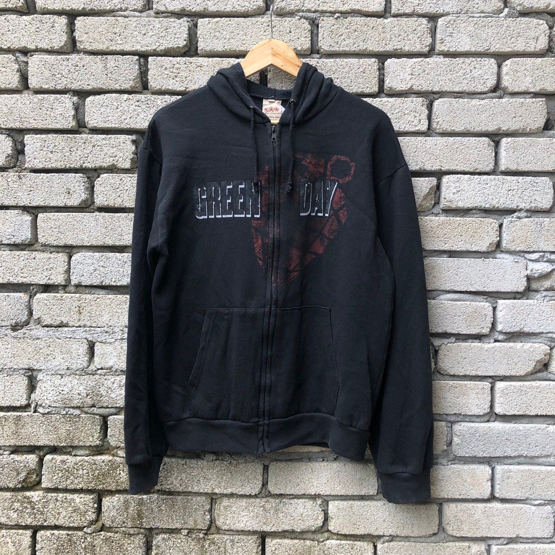 Vintage Green Day American Idiot Zipper Hoodie