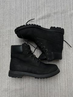 Timberland Premium Waterproof Boots Black Nubuck 8658A 001