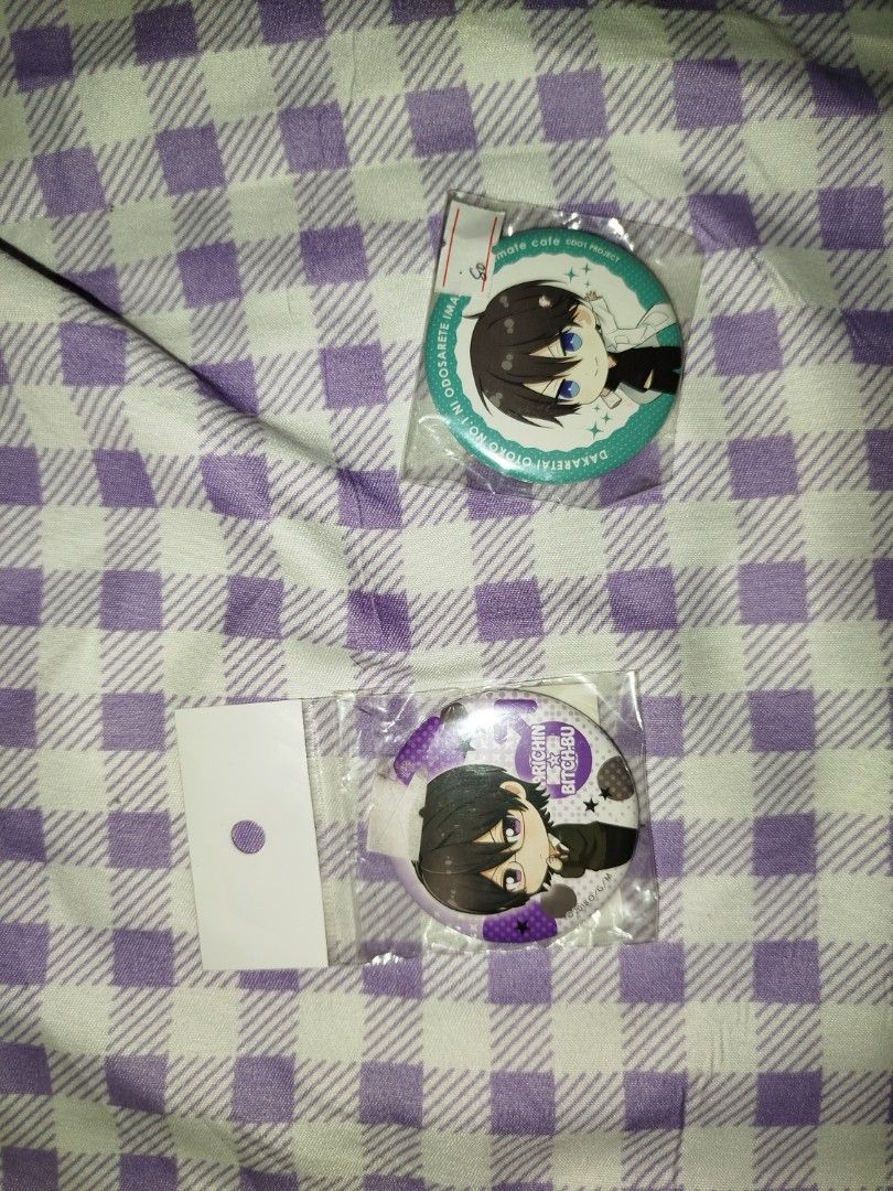 YAOI PINS (Category: Character Goods) located in Caloocan City. Submitted by fujoshigir56419 (Listing ID 1291182895, Image 1). Description: Hello selling my official BL PINS PRICE - yarichin 100 and 80 Message me for pictures! OwO mop gcash mod jnt or lbc.