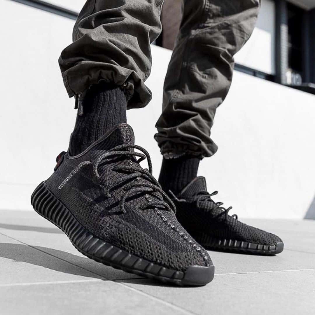 V2 Static Yeezy 350 V2 Black Sg YEEZY BOOST 350 V2 STATIC BLACK
