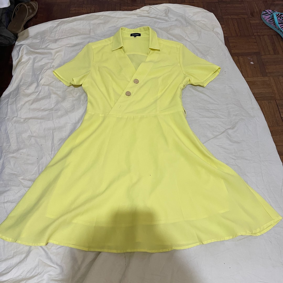 Zalora yellow dress hotsell