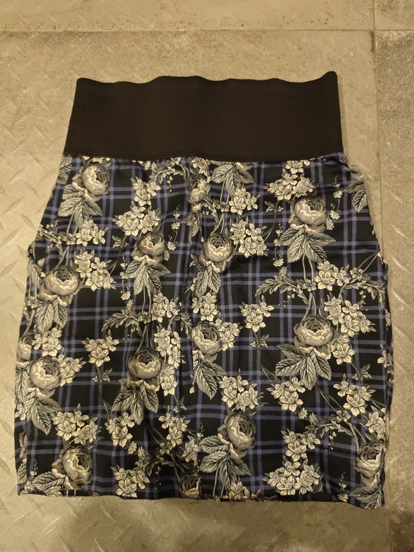 Zara Floral High waisted Skirt Women s Fashion Bottoms Skirts