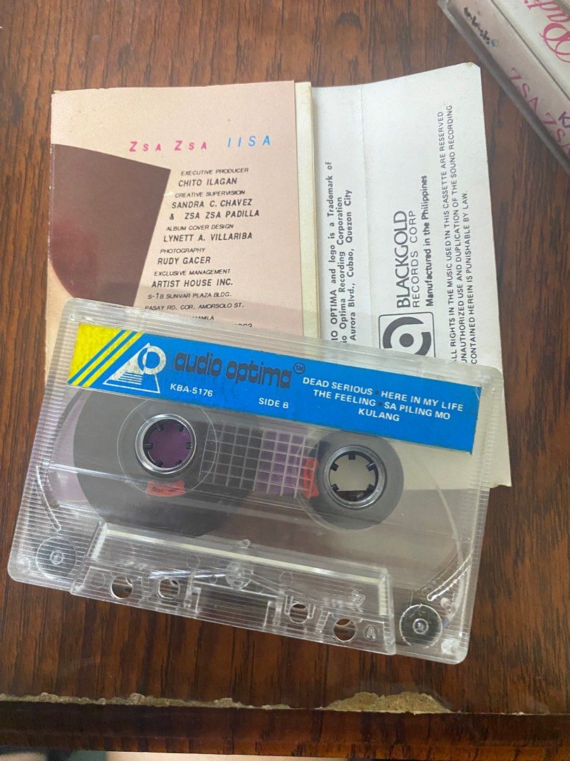 Zsa Zsa Padilla IISA OPM ORIGINAL TAGALOG MUSIC CASSETTE TAPE