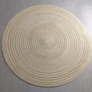 9pcs Round Abacca Placemats