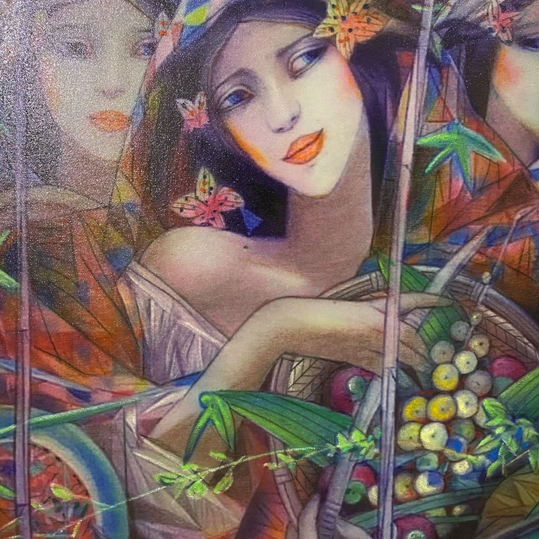 3 Hermanas - Tam Austria (Category: Art & Prints) located in Taguig. Submitted by drybrushgallery (Listing ID 1291211948, Image 2). Description: 3 Hermanas Tam Austria, 2024 Oil on Canvas Artwork Dimension: 15" x 15" with Certificate of Authenticity PM FOR INQUIRY 0919 005 0750 .
