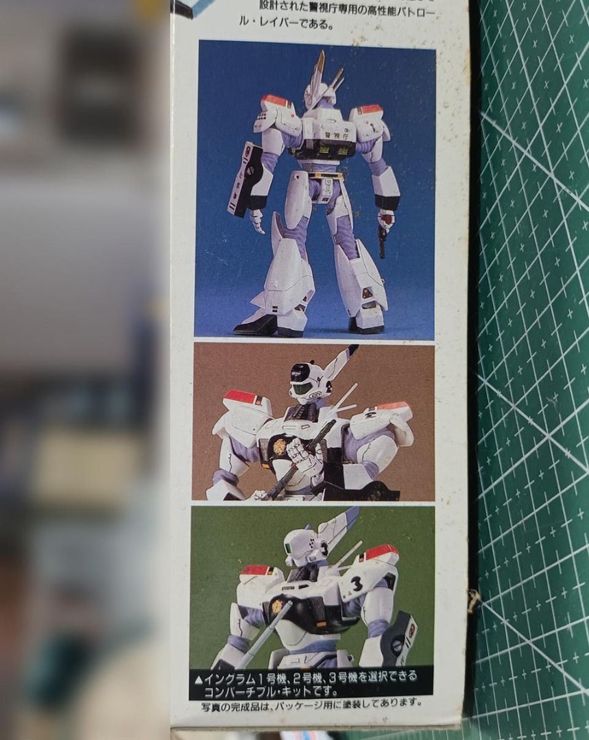 Lot Complet Bandai Gashapon WXIII Patlabor - 6 Mini Figurines - Scellées