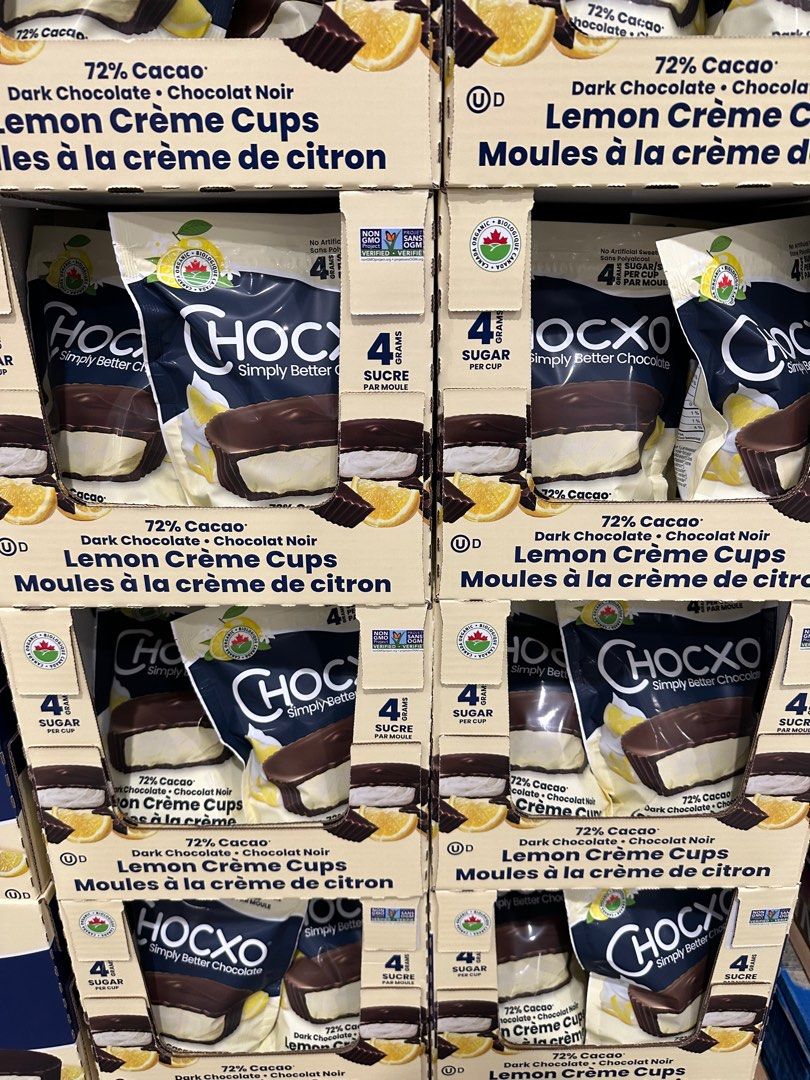 Dark Chocolate Lemon Crème Cups – Chocxo