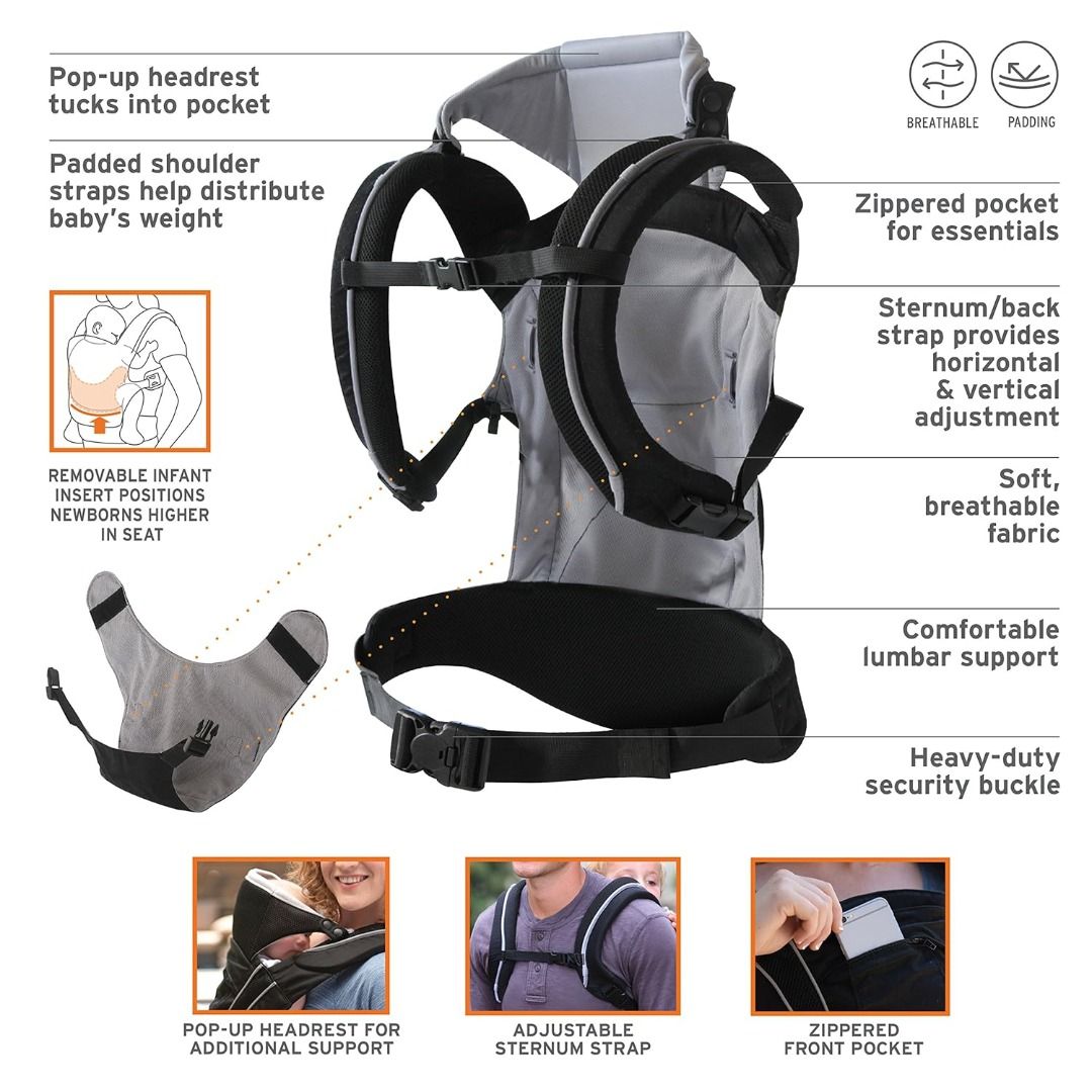 Eddie bauer 3 in hot sale 1 comfort baby carrier instructions