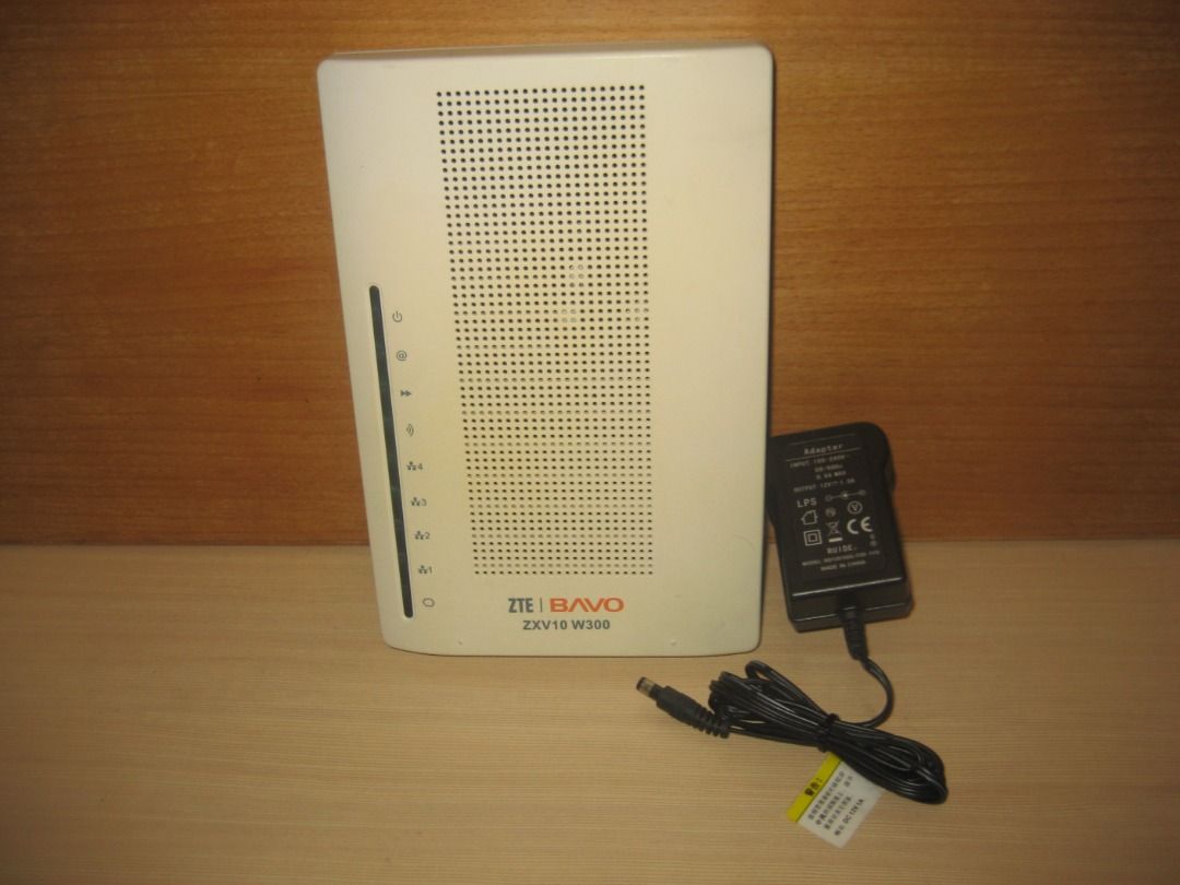 🌟🌟🌟 💯%原裝【 ZTE 中興 ZXV10 W300】Modem Router 連火牛 適合還機 HKT PCCW 電訊盈科 ...