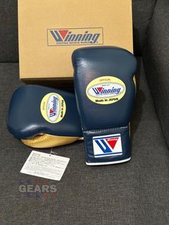 🔵⚜️ Winning CO-MS300 Navy blue/Gold Canelo fight Gloves (SOLD OUT)