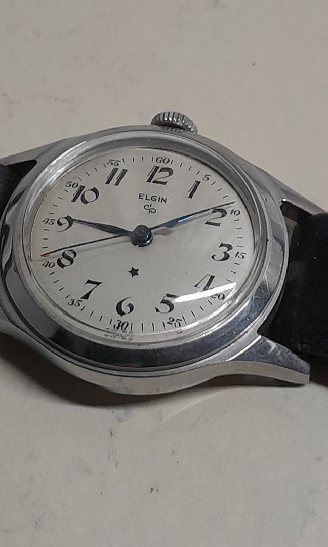 Elgin stainless deals steel watch