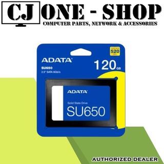 ADATA ULTIMATE SU650 120GB 2.5" SATA Internal SSD Solid State Drive