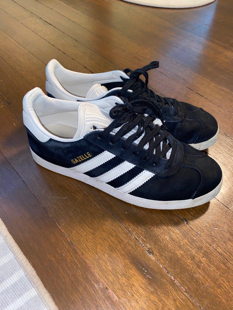 Black gazelles size 7 hot sale
