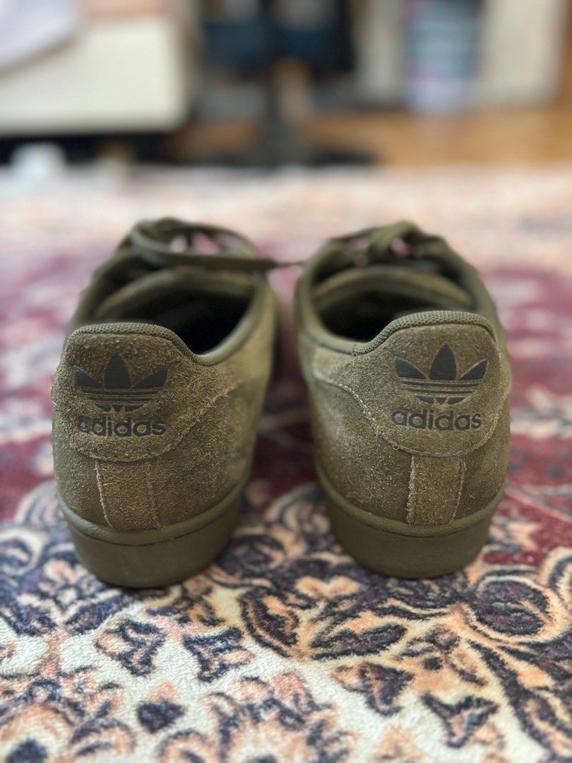ADIDAS SUPERSTAR SUEDE GREEN