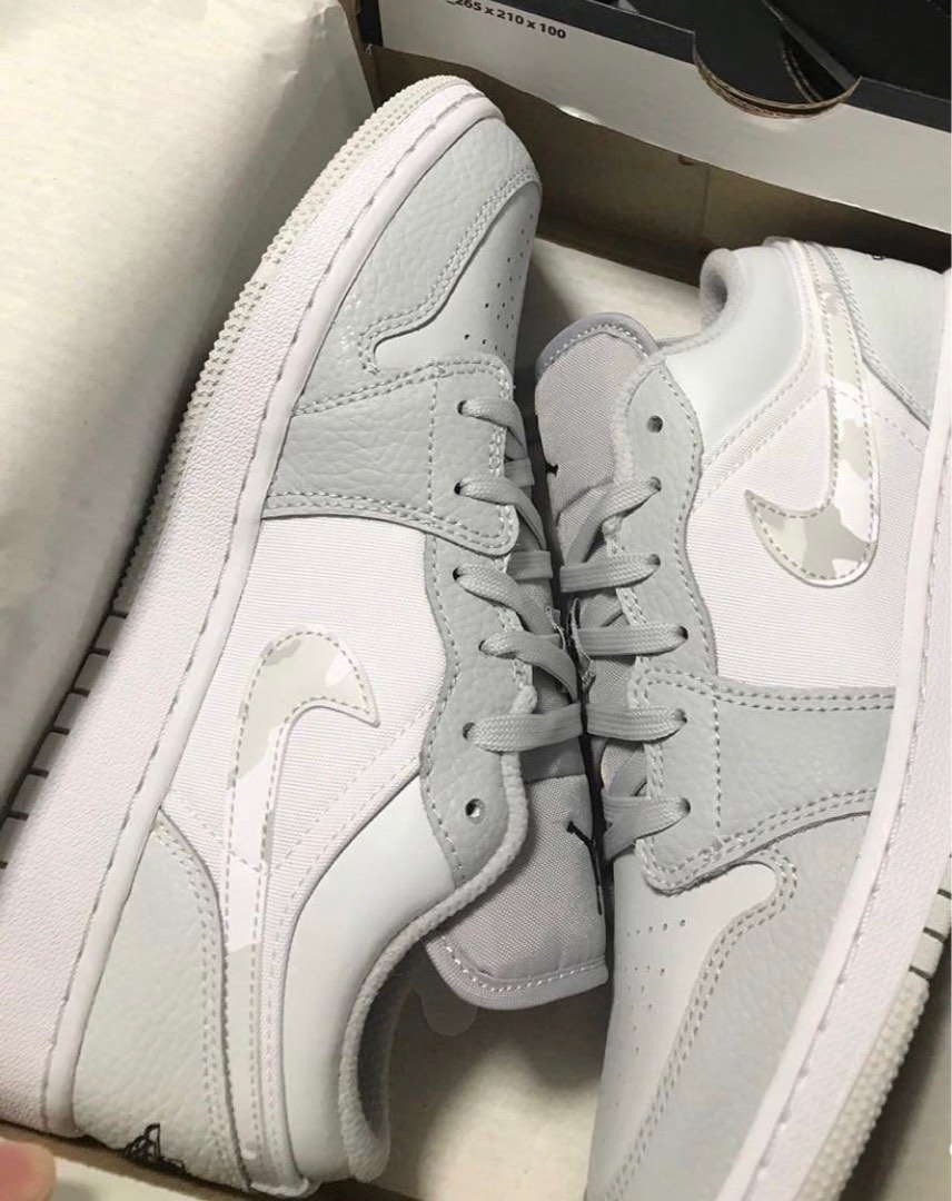 Jordan 1 wolf grey camo sale