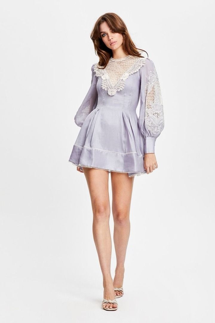 ALICE MCCALL Donatello Mini Dress In Purple Women s Fashion