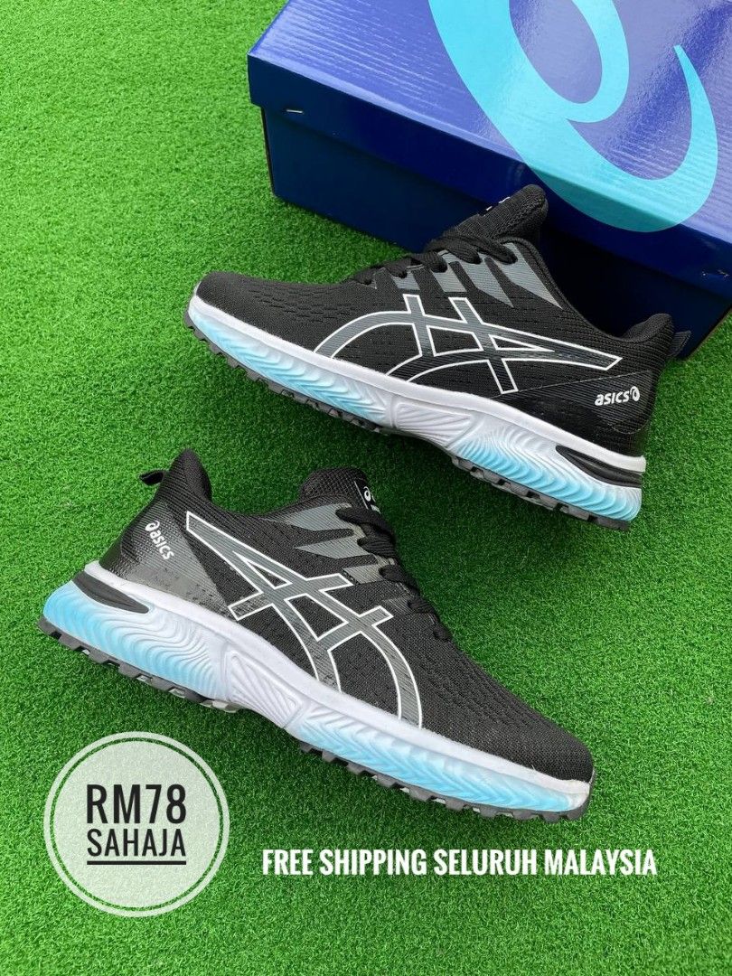 ASICS INIESTA BLACK WHITE Men s Fashion Footwear Sneakers on Carousell