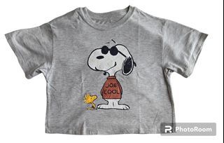 Auth Snoopy Official Merch Crop Top shirt Small