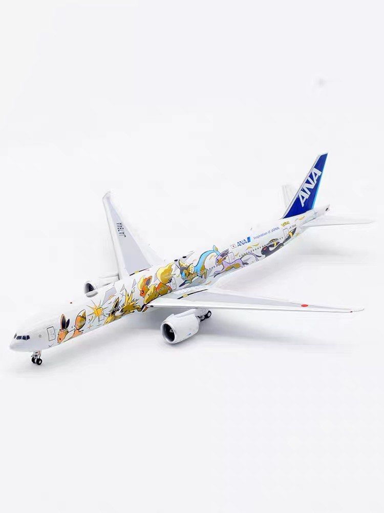 Aviation 1:400 ANA全日空B777-300ER JA784A 寵物小精靈伊貝飛機模型