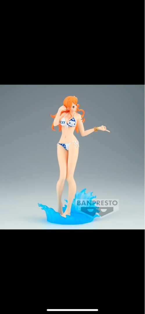 Banpresto One Piece – Figurine Nami Ver. A Grandline Girls On Vacation – 20 Cm, Collection, Personnage Emblématique