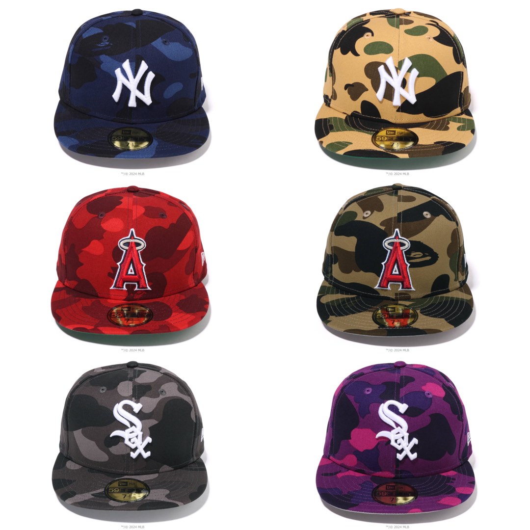 BAPE x MLB Give the Baseball Cap the Camo Treatment