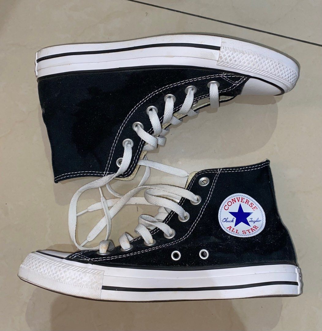 Black converse uk best sale 5