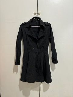 Black Trench Coat Dress