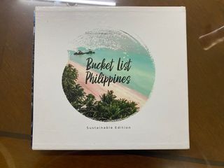 BUCKET LIST PHILIPPINES SUSTAINABLE EDITION - Philippine provinces Hardbound Coffee Book Table Book