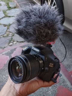 Canon Camera 600D and miniGun Condenser mic