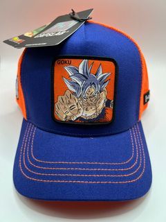 Capslab Dragon Ball Goku Blue/Orange Trucker Snapback Hat
