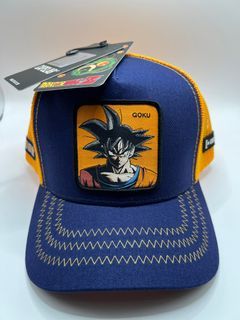 Capslab Dragon Ball Z Goku Blue/Orange Trucker Snapback Hat