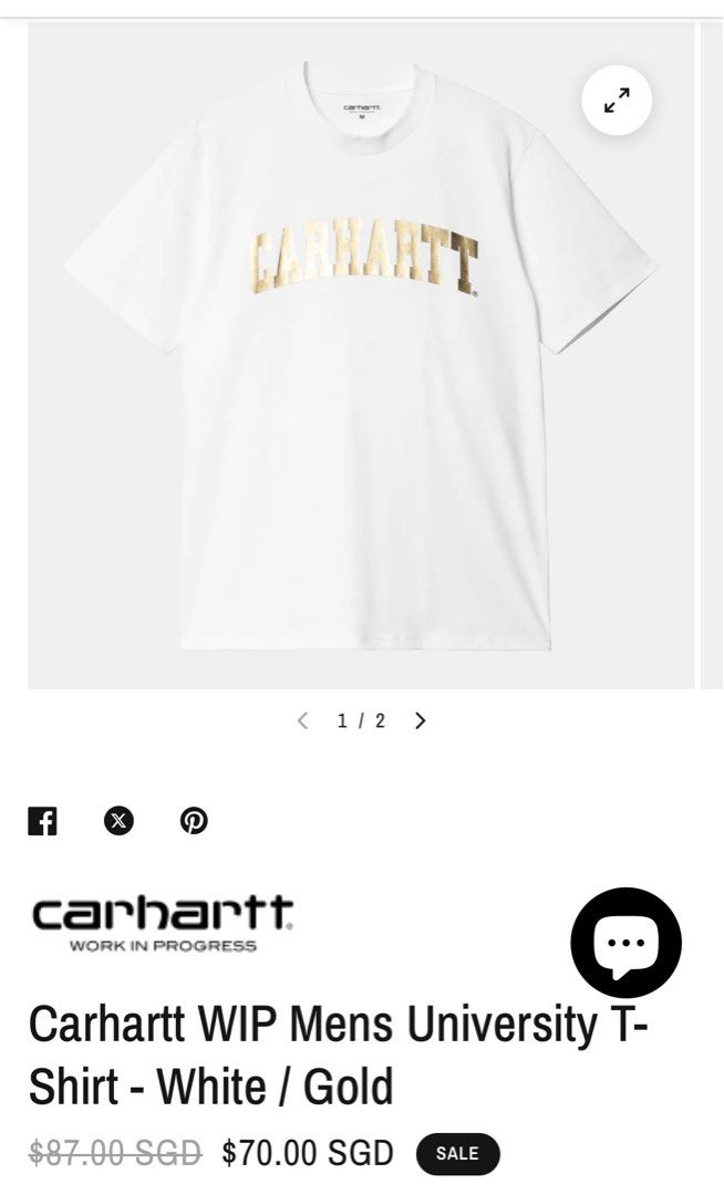 carhartt university tee