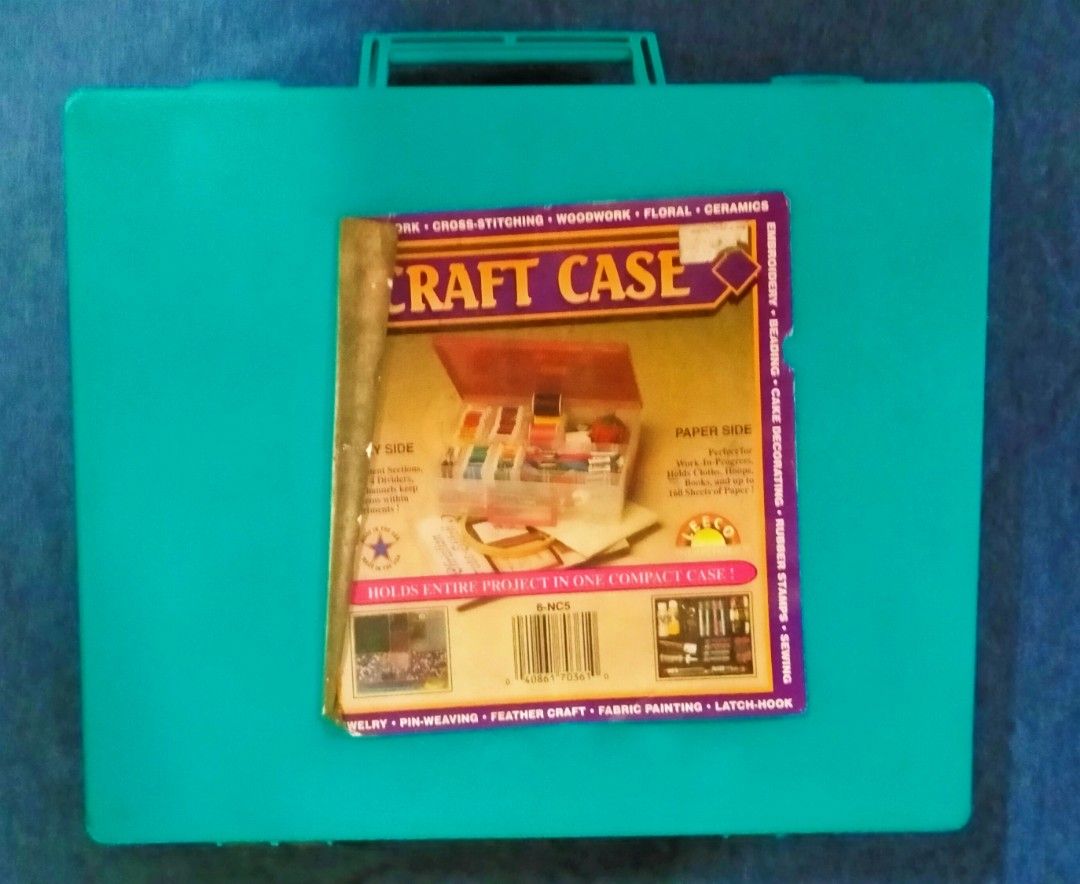 Craft Case double sided (Category: Craft Supplies & Tools) located in Manila. Submitted by olxph_540542159 (Listing ID 1291321033, Image 2). Description: Craft case US made is used for storing sewing materials such as DMC threads, needles,bobbins etc. The other side of the case can store or keep patterns and other paper designs..