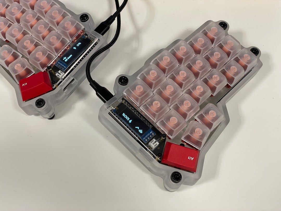 [Custom Made] 5/6 column Corne ergonomic keyboard - crkbd, Computers ...