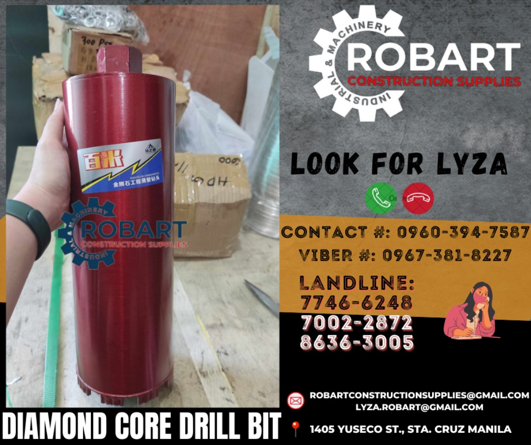 DCA Diamond Core Drill Bit, Commercial & Industrial, Construction Tools ...