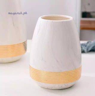 Decorative nordic ceramic home vase decor  marble design
