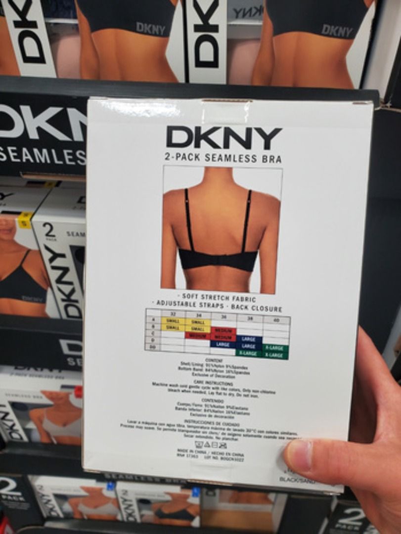 Original DKNY Large 2 - pack Seamless Bra, Women's Fashion, Activewear on  Carousell