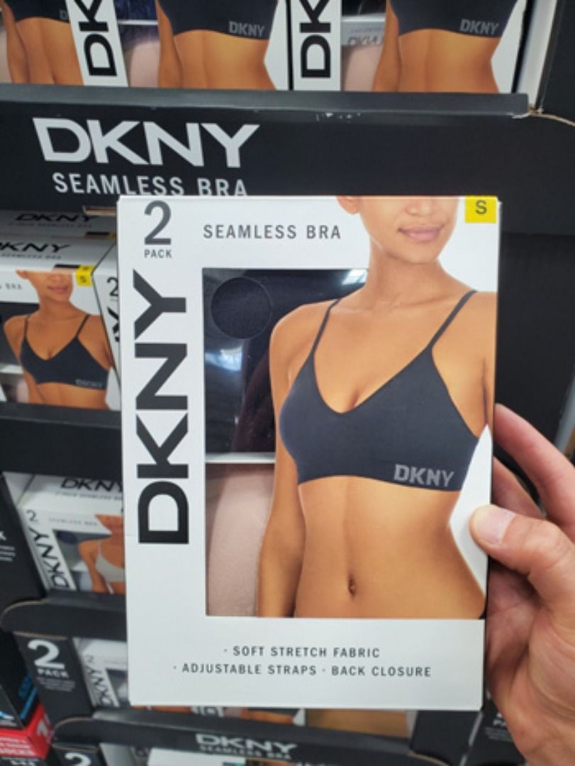 Original DKNY Large 2 - pack Seamless Bra, Women's Fashion, Activewear on  Carousell