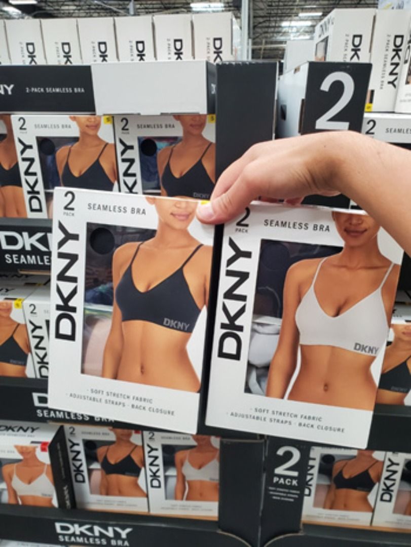 DKNY SEAMLESS BRA 2 PACK S / M /L XL, Women's Fashion, Activewear on  Carousell
