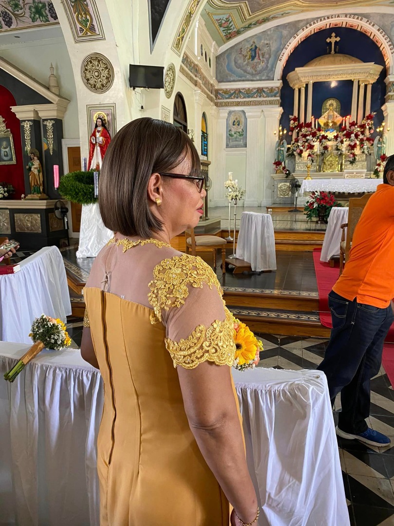 Sample dress for ninang sa kasal cheap