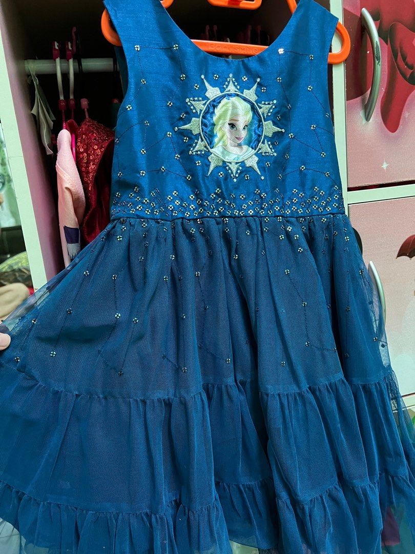 Elsa dark blue dress online