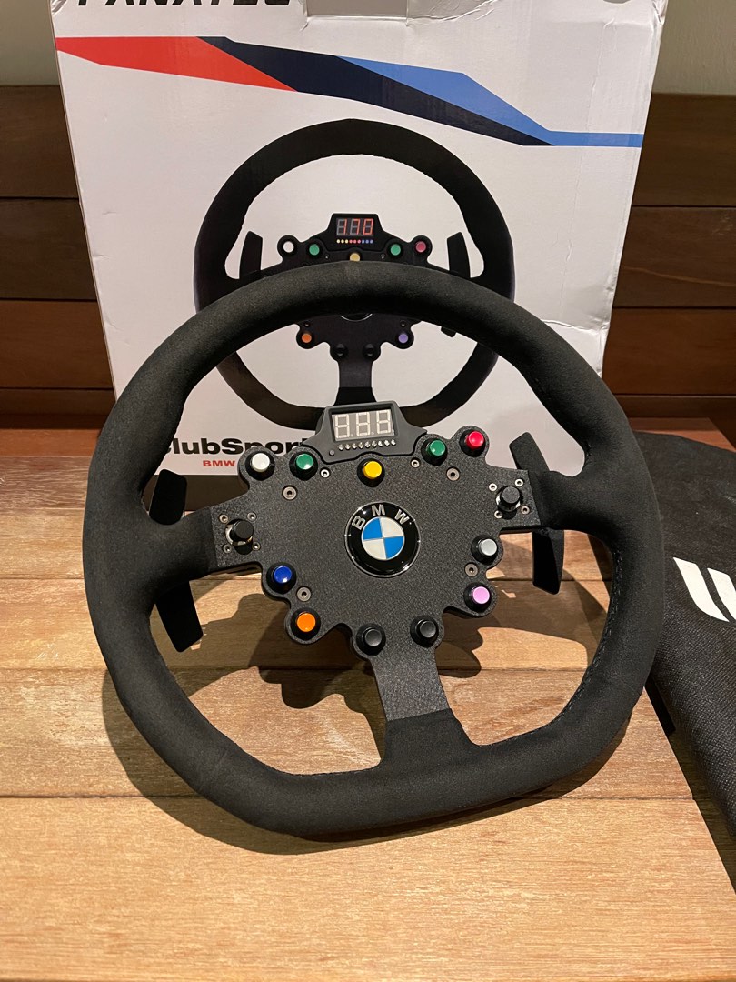 Fanatec BMW GT2 V2 Clubsport Steering Wheel, Video Gaming, Gaming ...