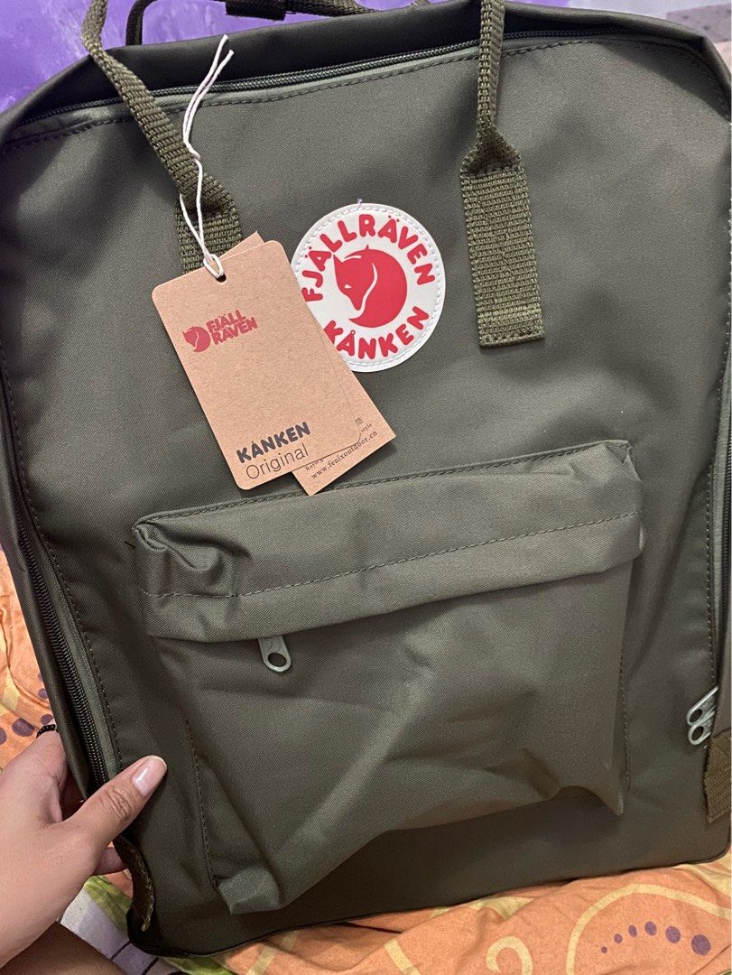 Fjallraven Kanken Army Fesyen Wanita Tas Dompet di Carousell