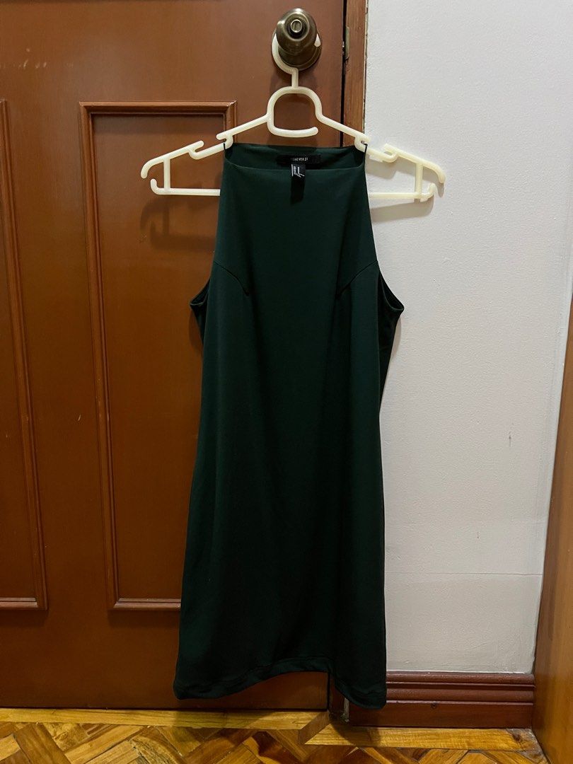 Forever 21 Fitted Green Dress, Women's Fashion, Dresses & Sets, Dresses on  Carousell