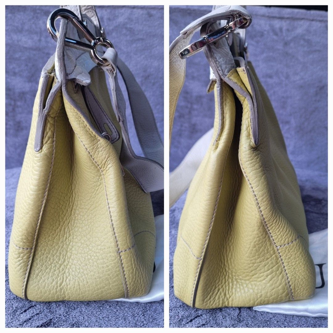 Furla Piper Lux Leather Satchel (Category: Luxury Bags & Wallets) located in Talisay. Submitted by parchiracollection (Listing ID 1291286336, Image 3). Description: *Complete inclusion *Has rubs in some areas of the bag but is barely noticeable. *plus SF *Please check detailed pictures before purchasing * This is a second-hand item, kaya wag po mag expect na BAGO *no to low ballers. The discounted price I'll give is the final price. *NO COD, NO C