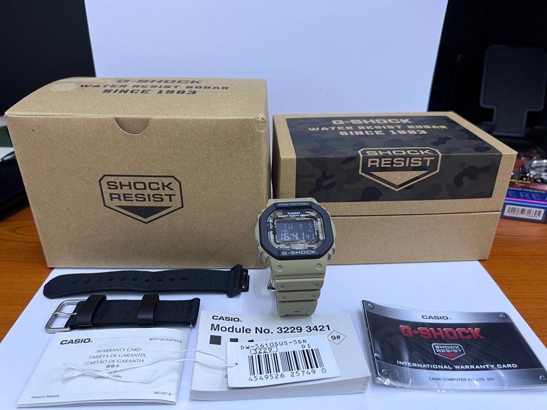 Gshock DW5610SUS 5DR Full Set Men s Fashion Watches Accessories Watches on Carousell