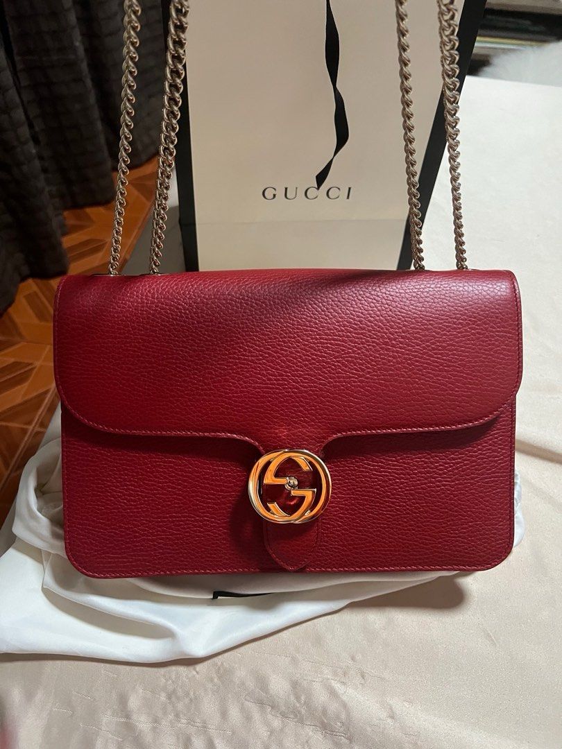 Gucci interlocking g shoulder bag sale