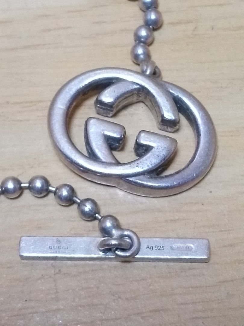 Gucci silver necklace