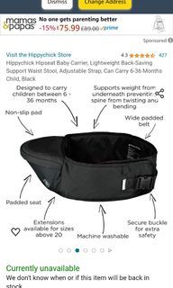 Hipseat Baby Carrier Happy Chick brand